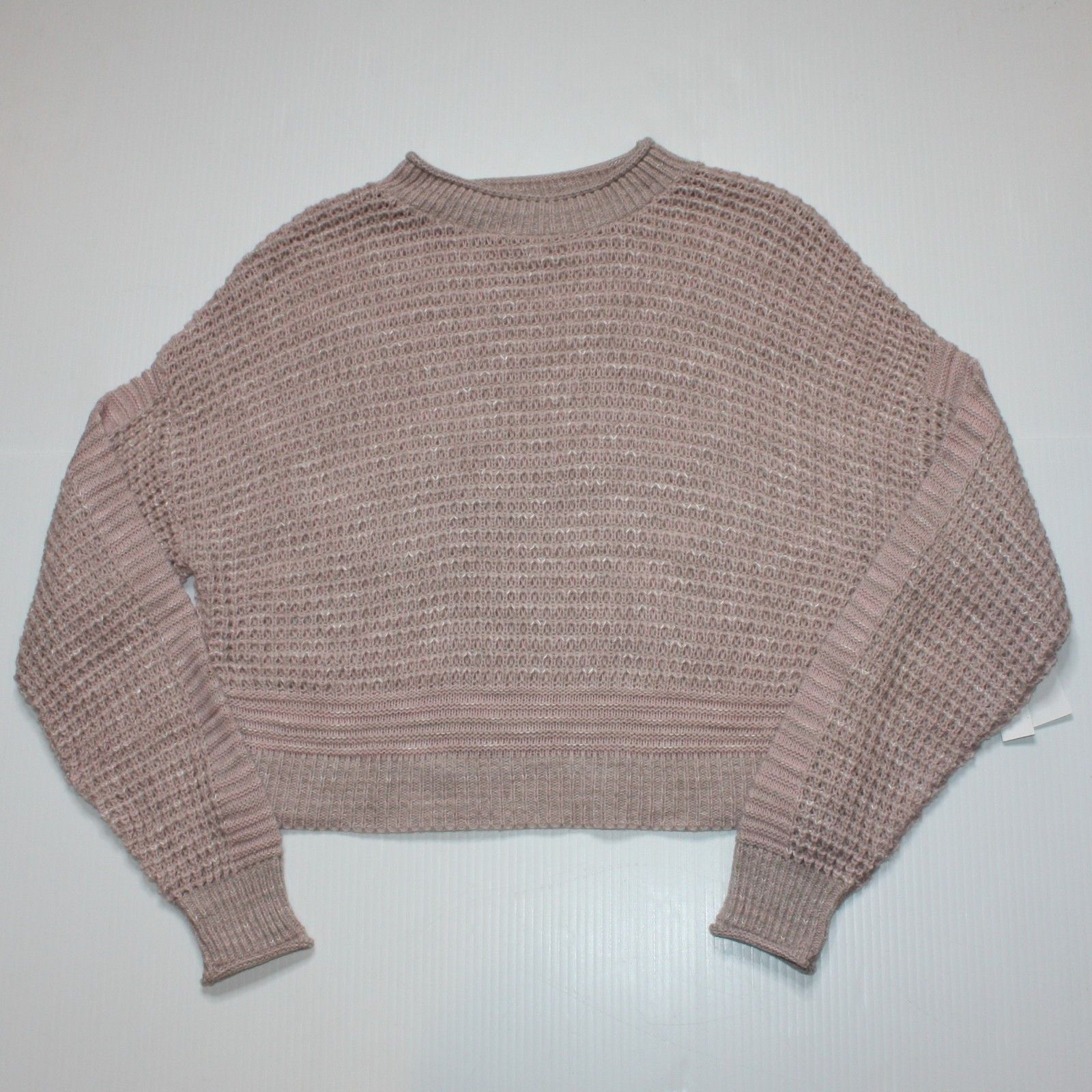 Other Abound Scoop Neck Sweater Waffle Knit Top in Pink Adobe NWT Size S / US 4 / IT 40 - 2 Thumbnail