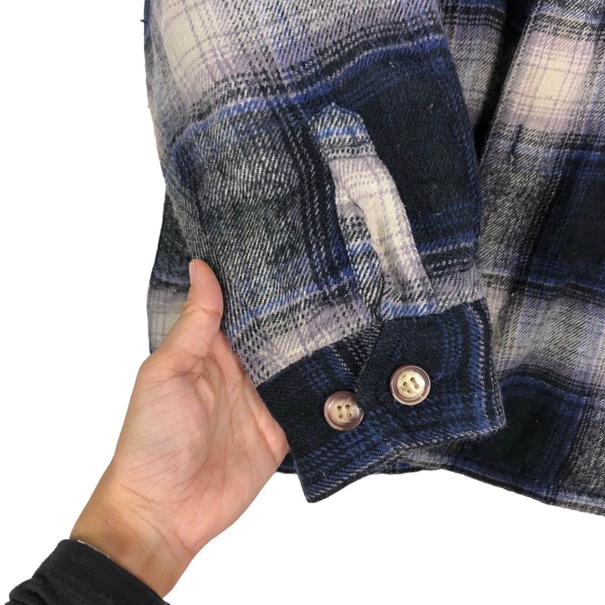 Flannel 🔥Vintage Flannel Shirt Jacket Andlo Issey Miyake Tartan Size US M / EU 48-50 / 2 - 15 Thumbnail