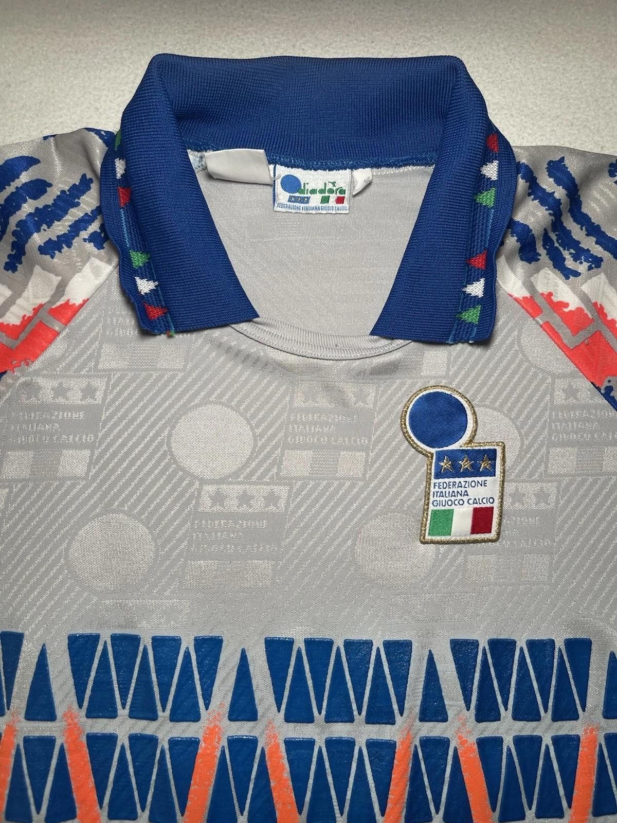 Diadora 1994 Italy National Team Diadora World Cup Goalkeeper Jersey Size ONE SIZE - 2 Thumbnail