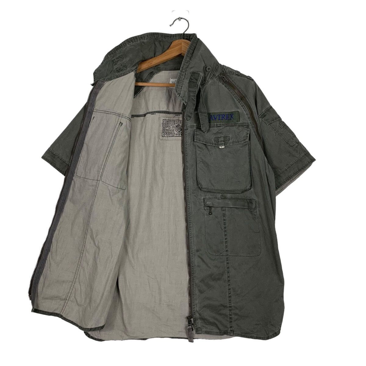 Avirex AVIREX Surplus Bondage Short Sleeve Jacket #0154-C8 Size US XL / EU 56 / 4 - 10 Thumbnail