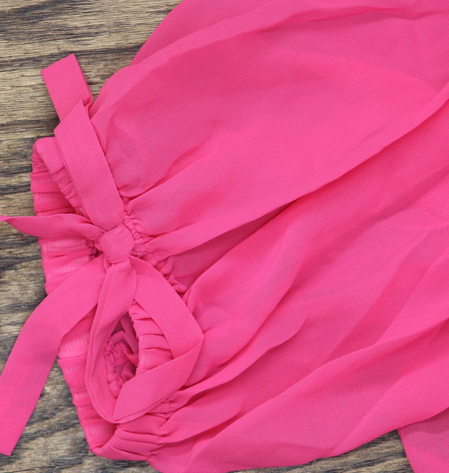 Other Jm Collection Woven Blouse With Necklace Top Fuchsia Pink L Size L / US 10 / IT 46 - 7 Thumbnail