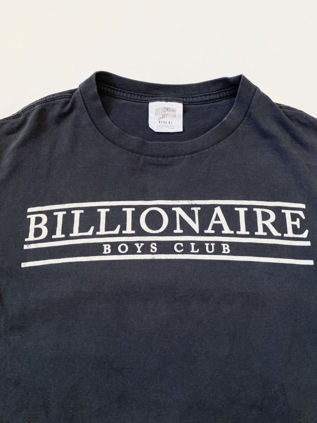 Billionaire Boys Club × Pharrell × Vintage Vintage Single Stitch Billionaire Boys Club Faded Tee Size US XL / EU 56 / 4 - 2 Thumbnail