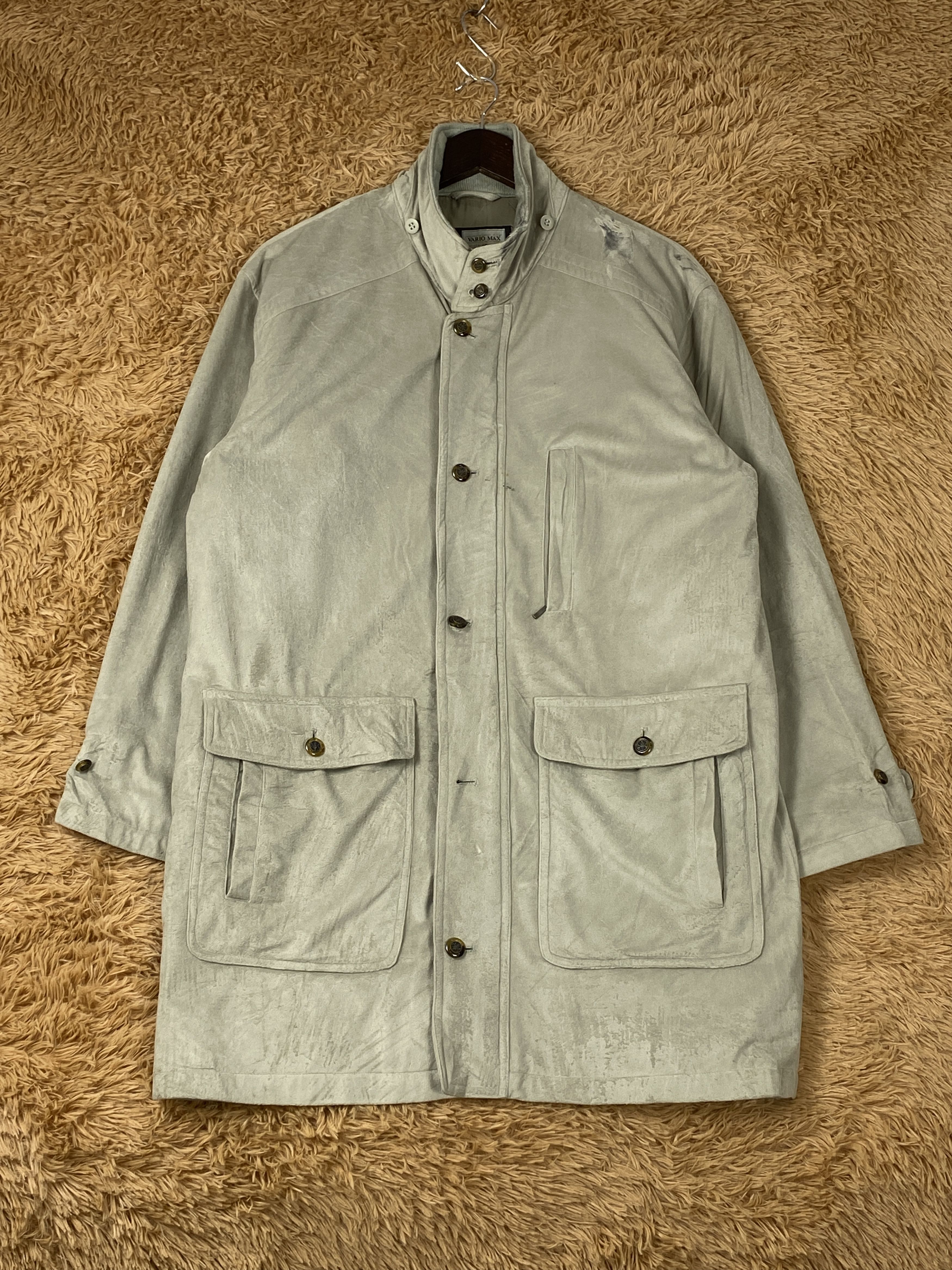 Japanese Brand Vintage Vario Max Quilted Lining Long Jacket J2017 Size US S / EU 44-46 / 1 - 1 Thumbnail