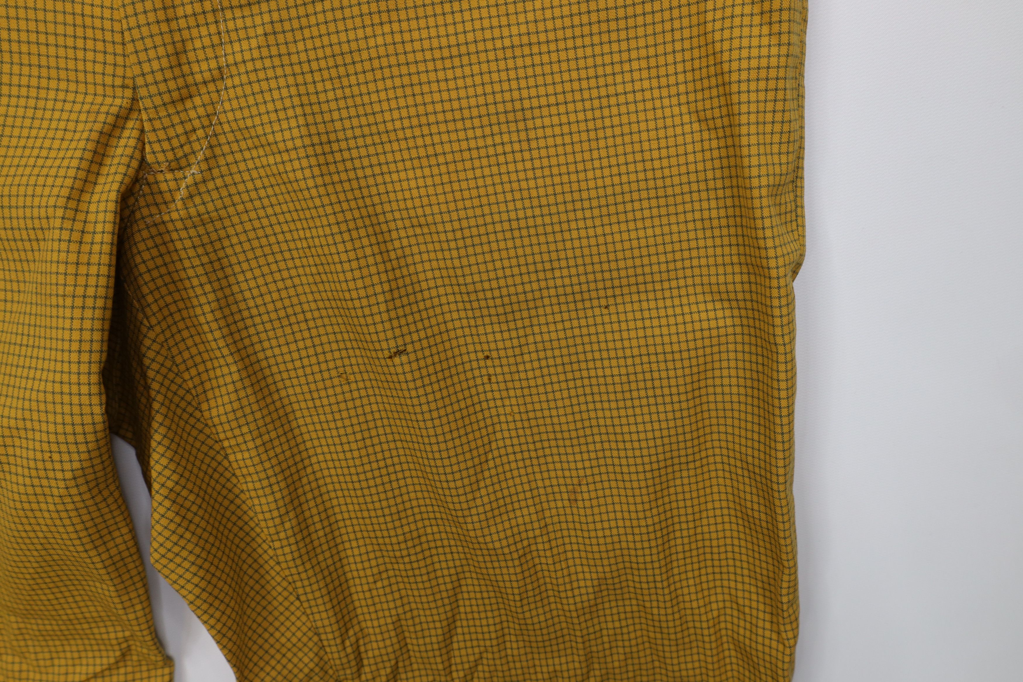 Vintage Vintage 50s Streetwear Wool Chino Pants Yellow Plaid USA Size US 34 / EU 50 - 6 Thumbnail