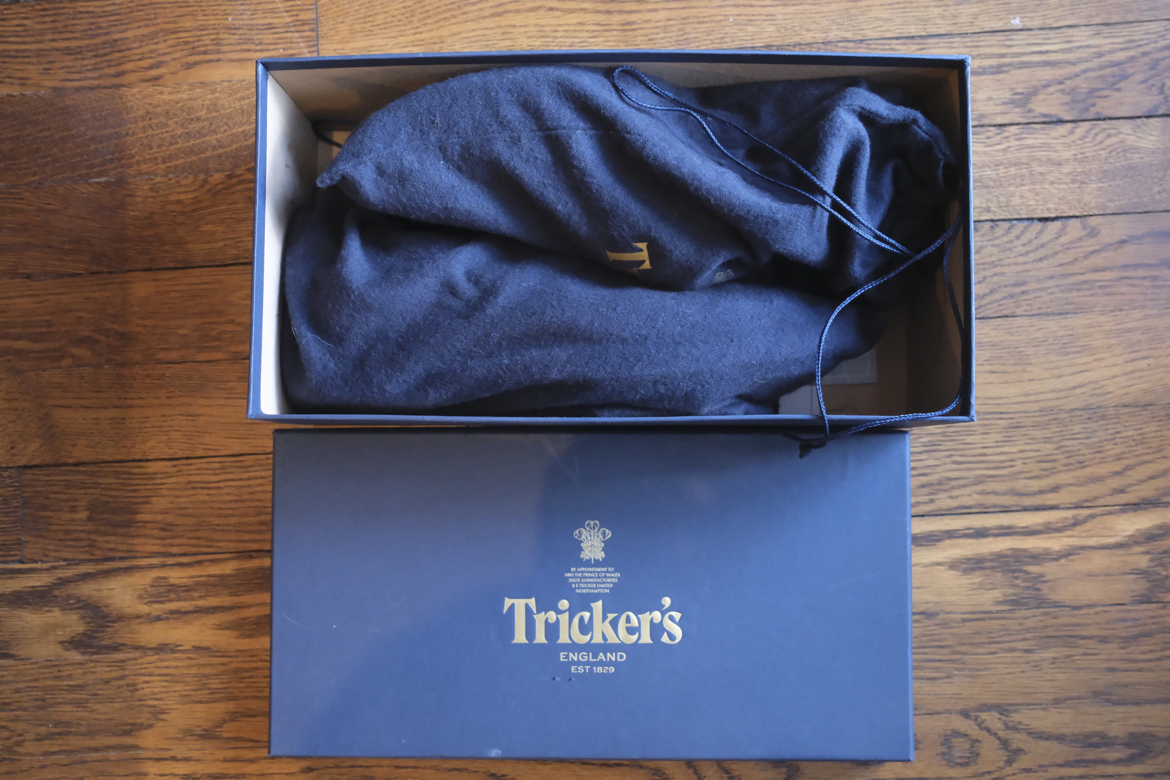 Tricker's Trickers Keswick C Shade Tan Derby Brogues (Bourton wide) Size US 9.5 / EU 42-43 - 10 Thumbnail
