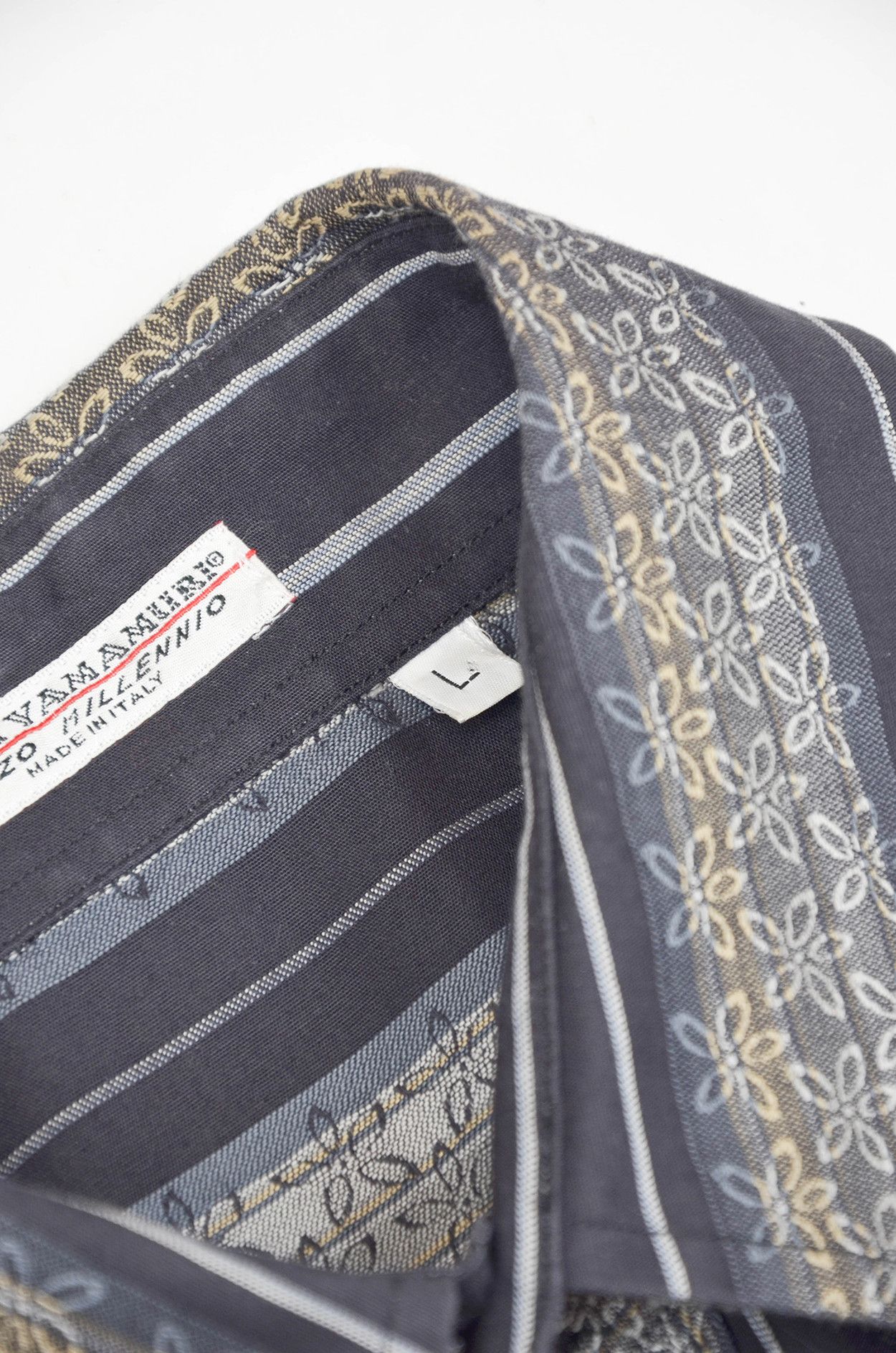 Japanese Brand Yashi Yamamuri Vintage Japanese Black Embroidery Shirt L Size US L / EU 52-54 / 3 - 7 Thumbnail