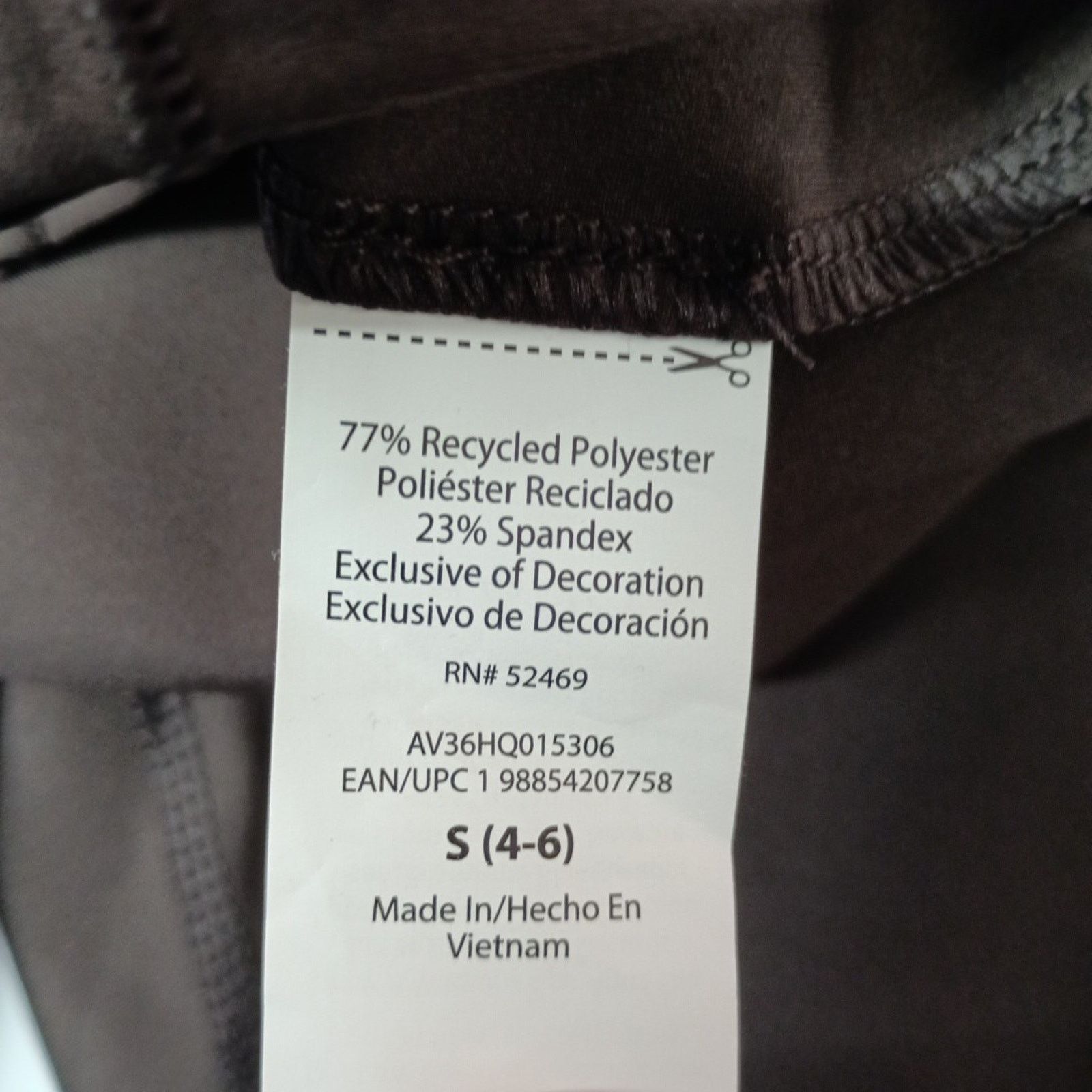 Avia Avia Sheen Leggings Women's Small S 4-6 Breen Activewear Size 25" / US 0 / IT 36 - 7 Thumbnail