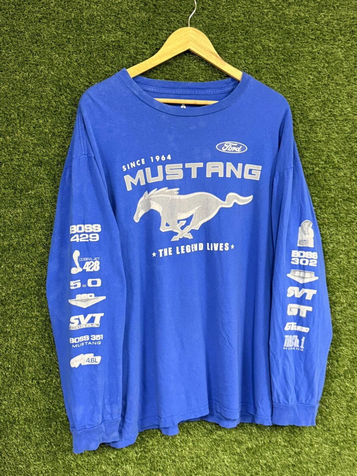 Ford Ford Mustang Blue Logo Muscle Car Long Sleeve XL Size US XL / EU 56 / 4 - 1 Thumbnail