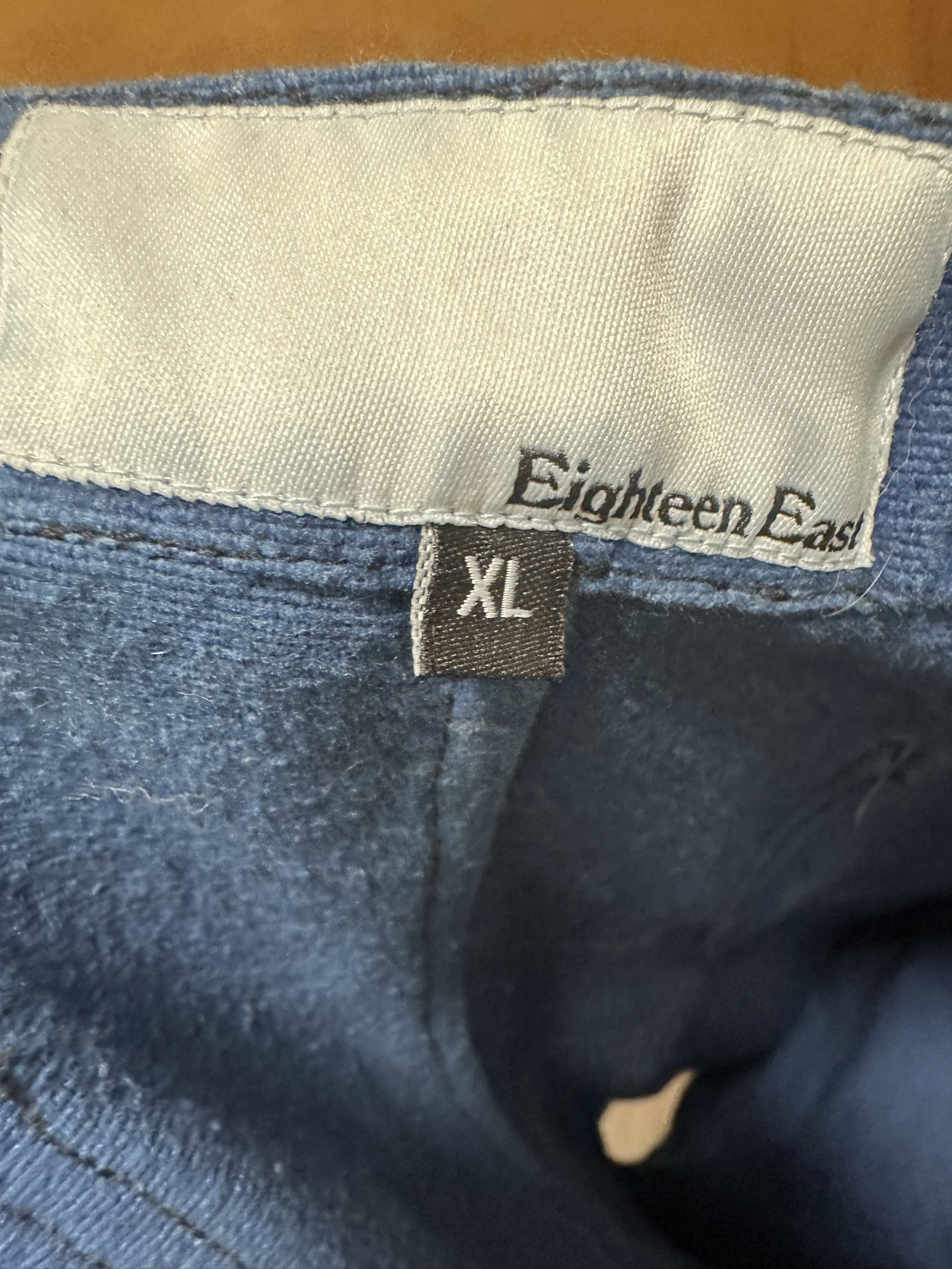 18 East 18 East STUDIO DOUBLE KNEE PANT - NATURAL INDIGO KHADI - XL Size US 40 / EU 56 - 3 Thumbnail