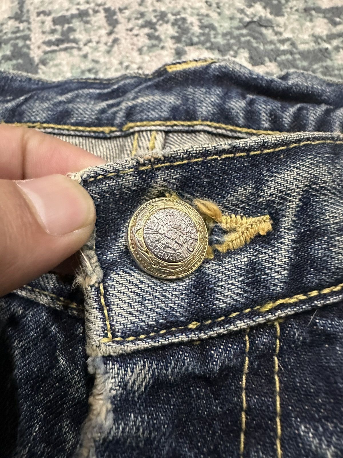 Marithe + Francois Girbaud Marithe+ Francois Girbaud X Full Metal Jacket Denim Pants Size US 30 / EU 46 - 7 Thumbnail