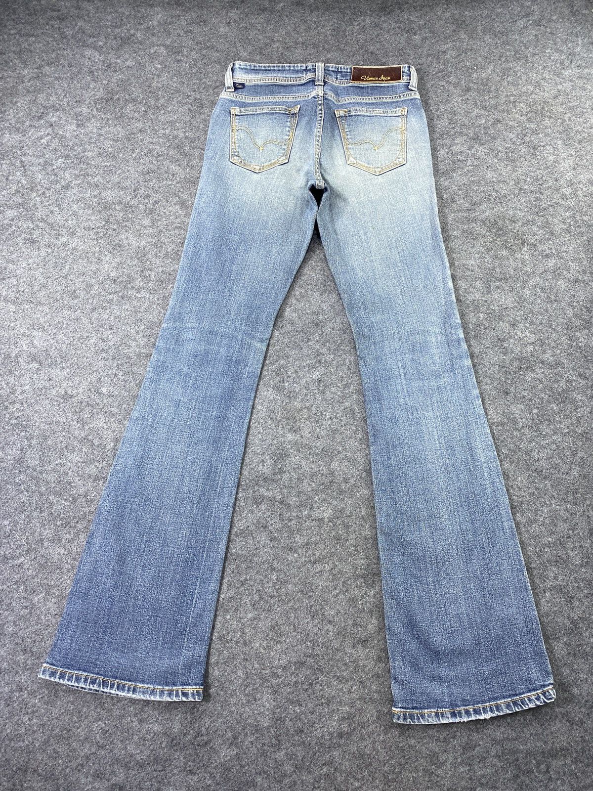 Edwin × Jean Vienus Jean by Something Edwin Flare Blue Wash Jeans - J1087 Size 28" / US 6 / IT 42 - 5 Thumbnail