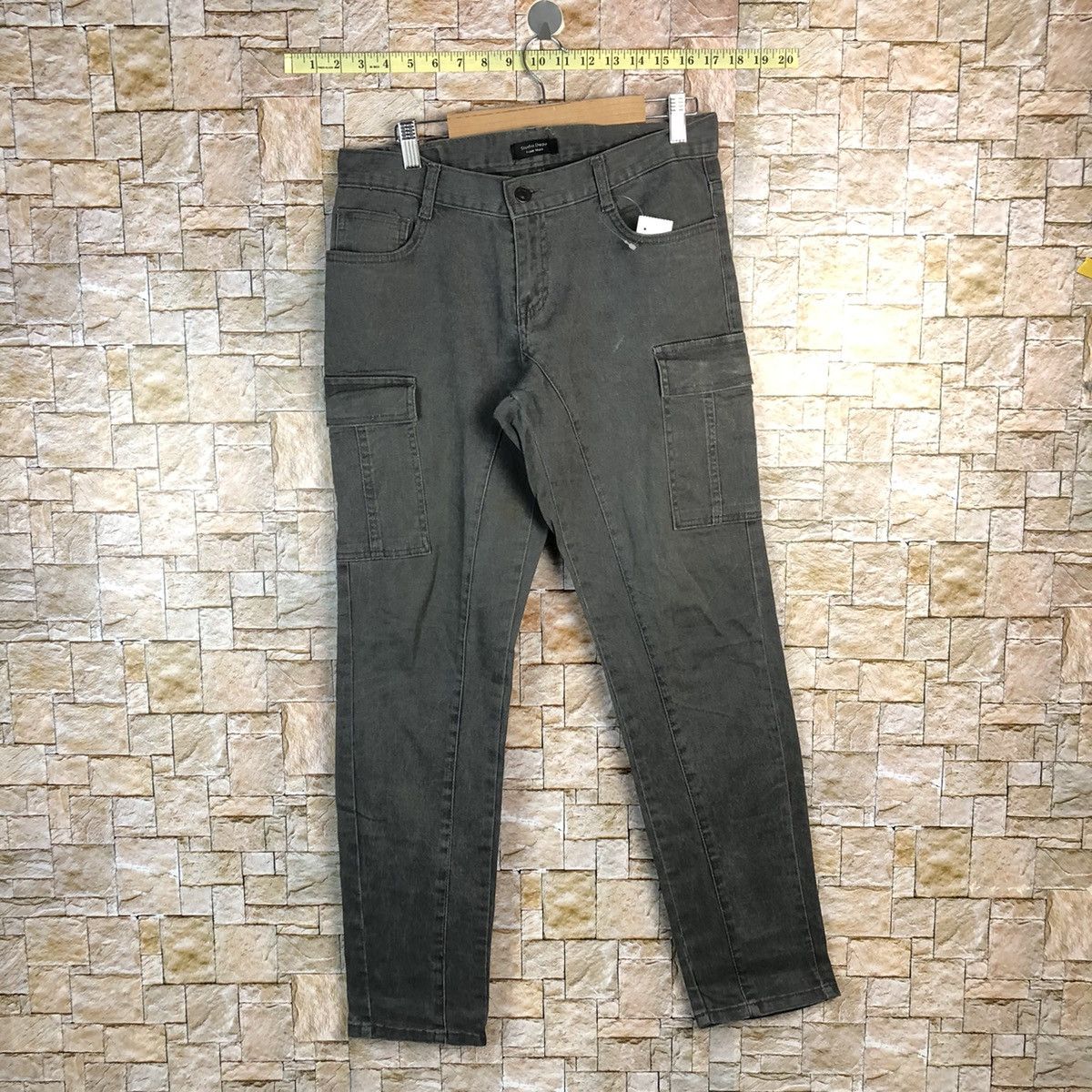 Japanese Brand Studio Deep Brown Cargo Multipocket Pants #A628 Size US 29 - 1 Thumbnail