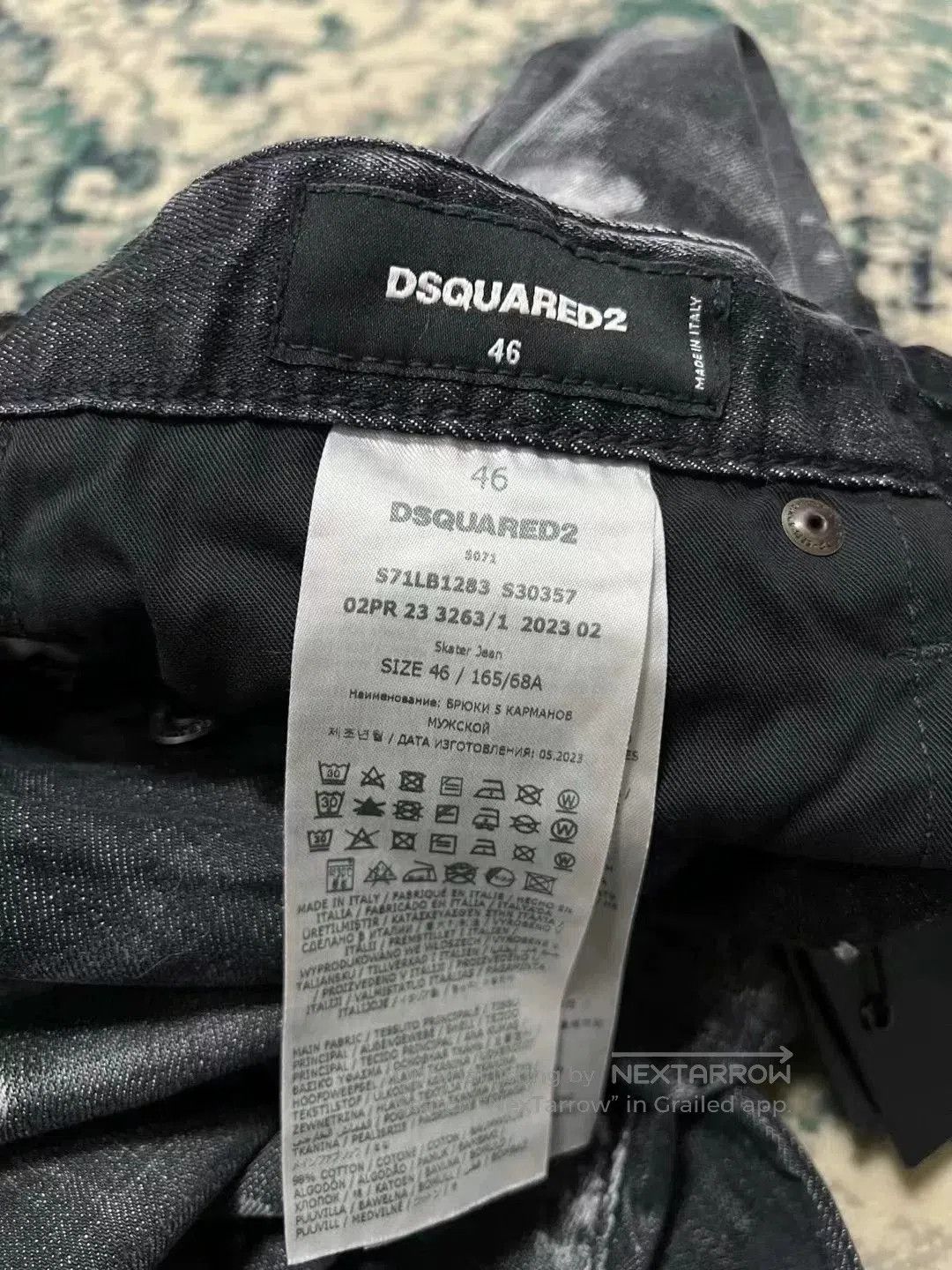 Dsquared2 dsquared2 black gray skinny jeans autumn winter. Size US 30 / EU 46 - 8 Thumbnail