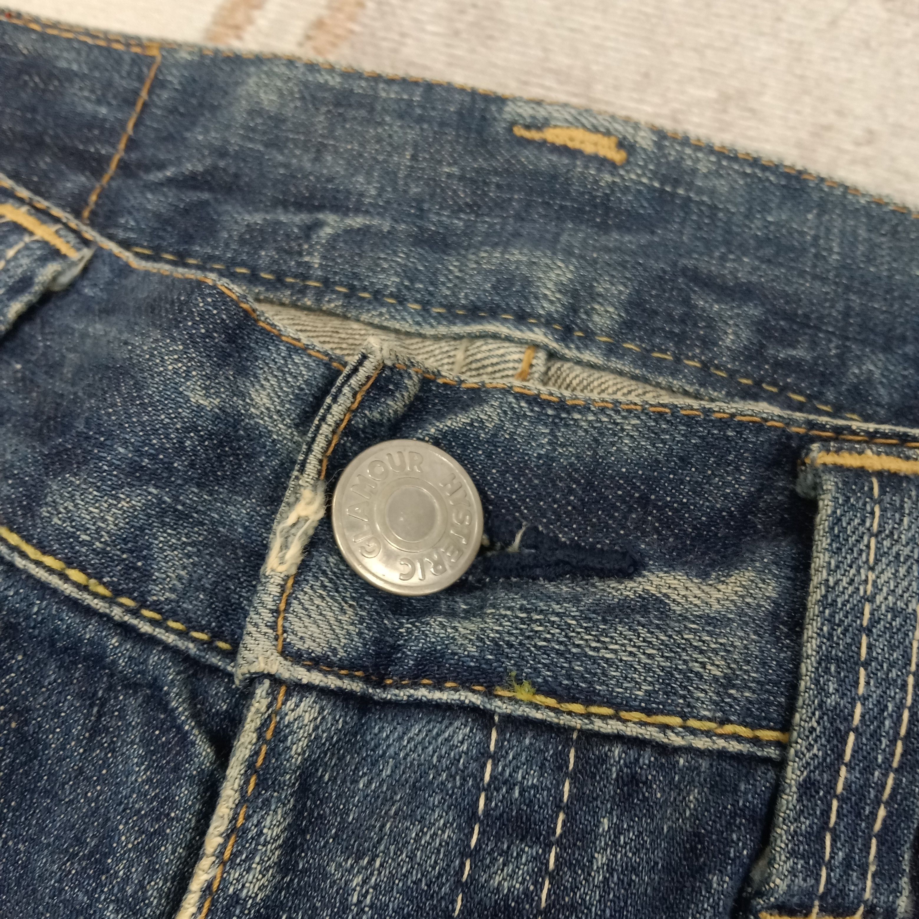 Hysteric Glamour Hysteric Glamour Kinky Distressed Denim Jeans C258N12 Size 31" - 8 Thumbnail