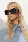 Alexander McQueen o1w1db10126 Size:OS/ Bold Cat-eye Sunglasses in Black Size ONE SIZE - 2 Thumbnail