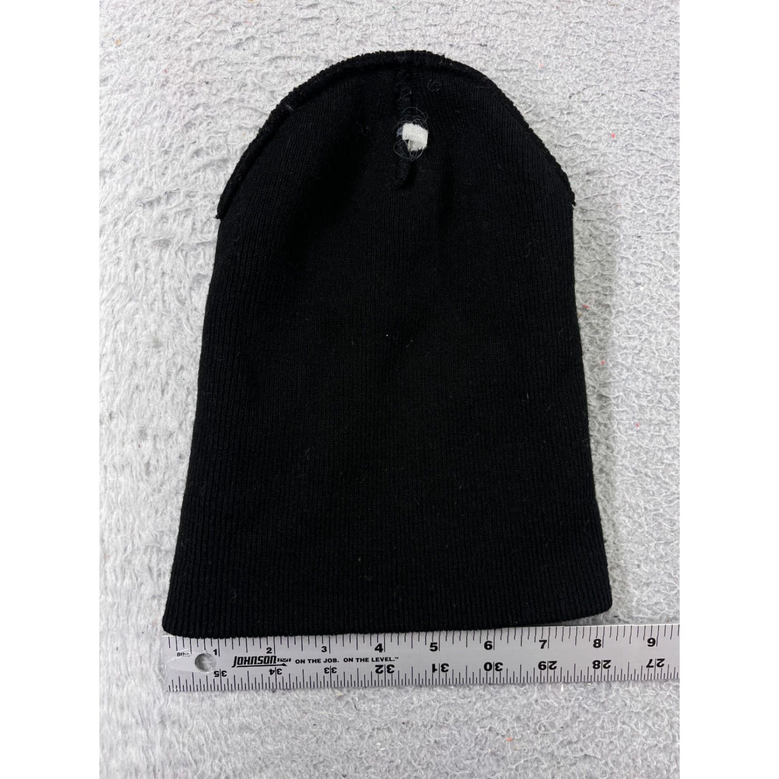 Vintage Beanie Beanie Knit One Size Black 100% Acrylic Adult Unbranded Unisex Adults Style Winter Ski Toque Knit Hat Size ONE SIZE - 4 Thumbnail