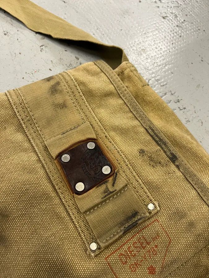 Diesel Diesel Military Canva Beige Shoulder Bag Size ONE SIZE - 4 Thumbnail