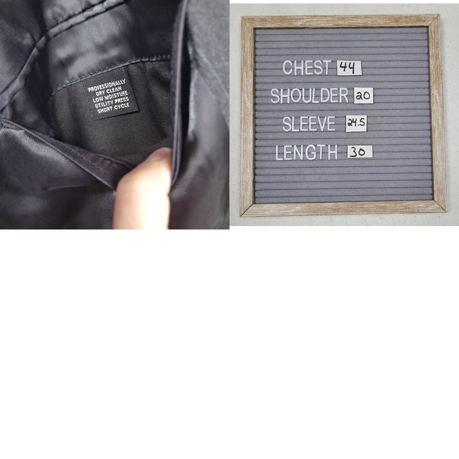 Jos. A. Bank Jos A Bank Blazer Men 44S Wool 100% Wool Gray Notch Lapel Single-Breasted Two-Button Short Length Size 44R - 8 Thumbnail