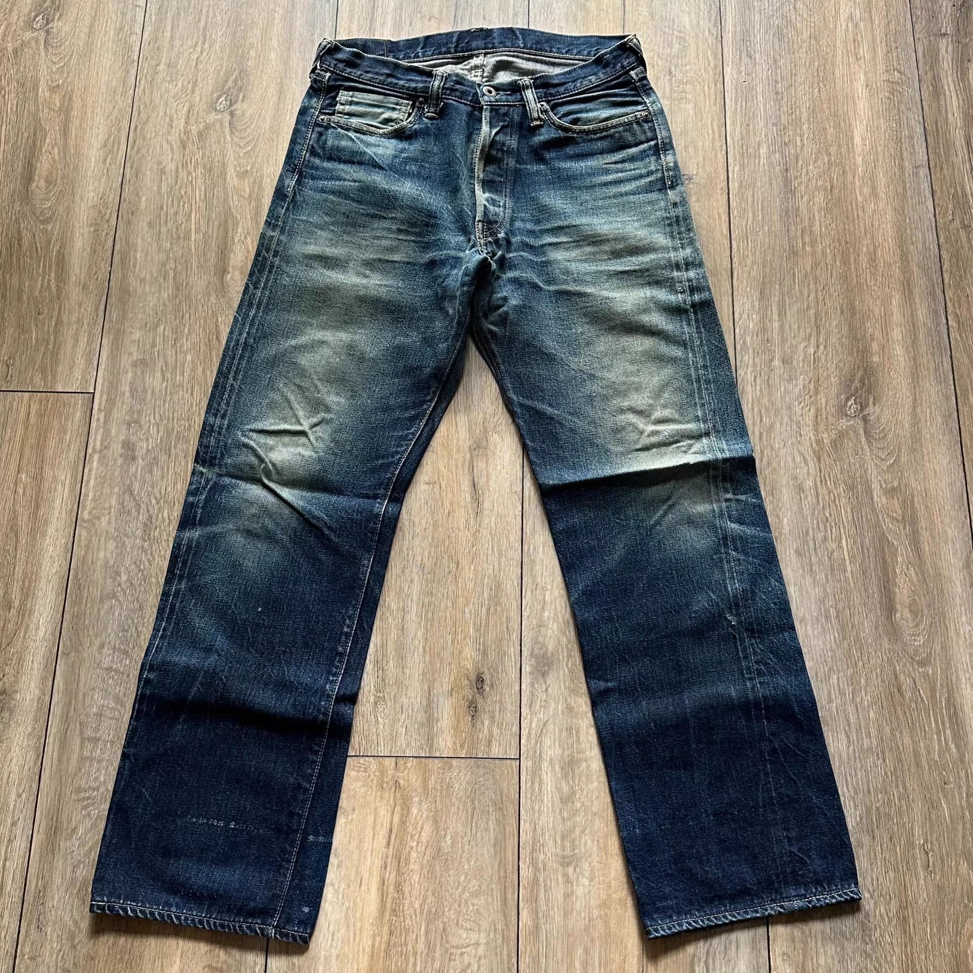 Full Count & Co. Fullcount 1100EX-17 Raw Denim Jeans W30 Size US 30 / EU 46 - 5 Thumbnail