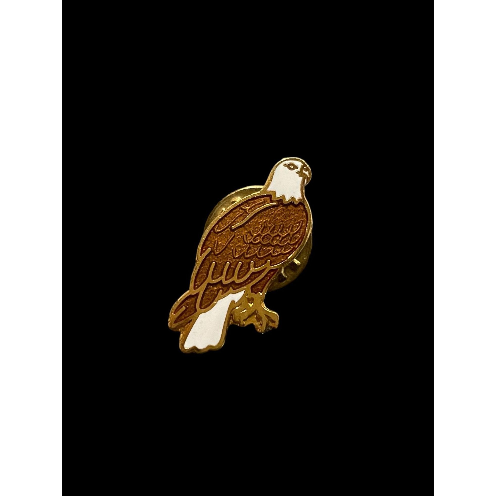 Jewelry × Vintage Vintage American Eagle with Gold Lining Brooch Pin Size ONE SIZE - 1 Thumbnail