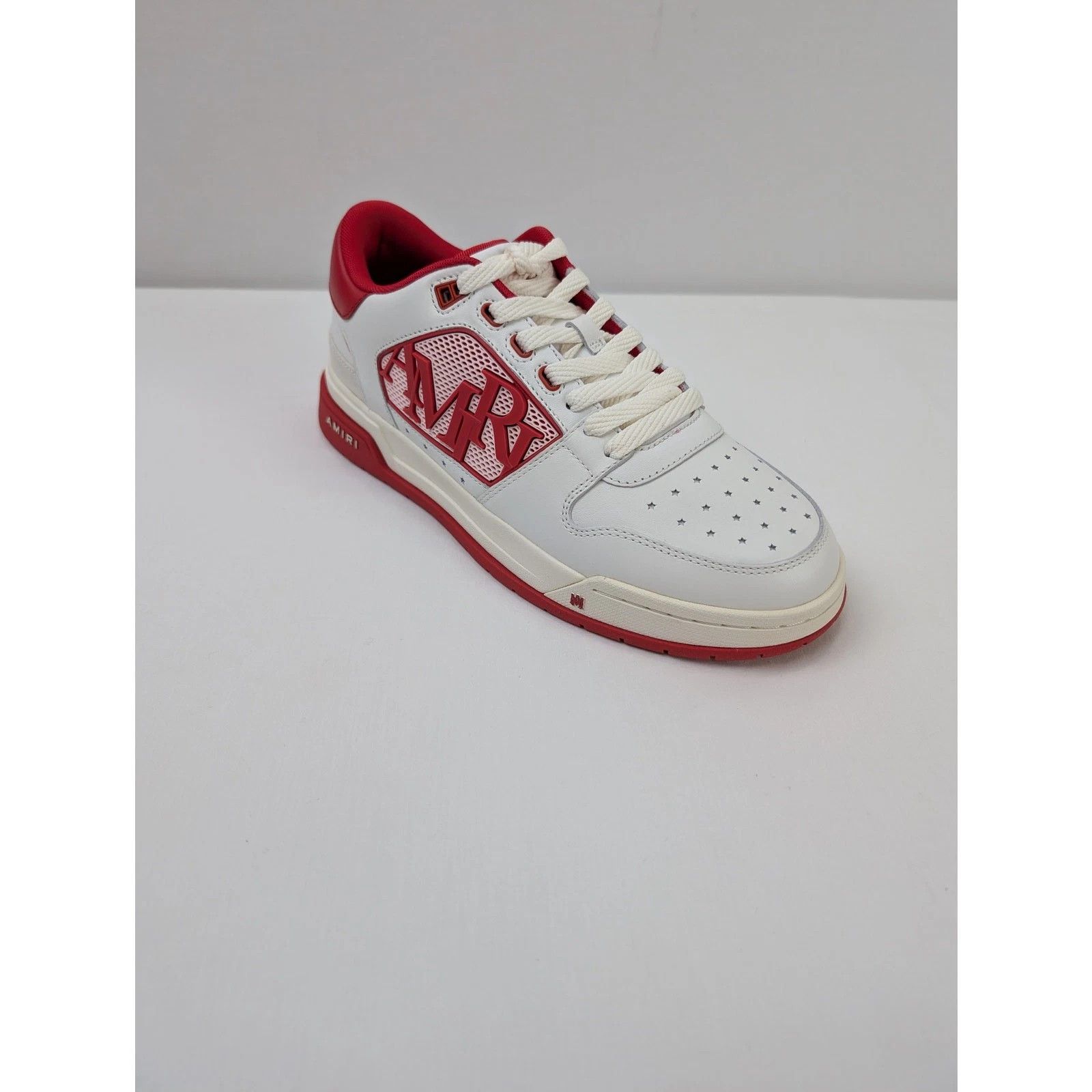 Amiri o1rshd1 Classic Low top Sneakers in White/Red Size US 10 / EU 43 - 2 Thumbnail