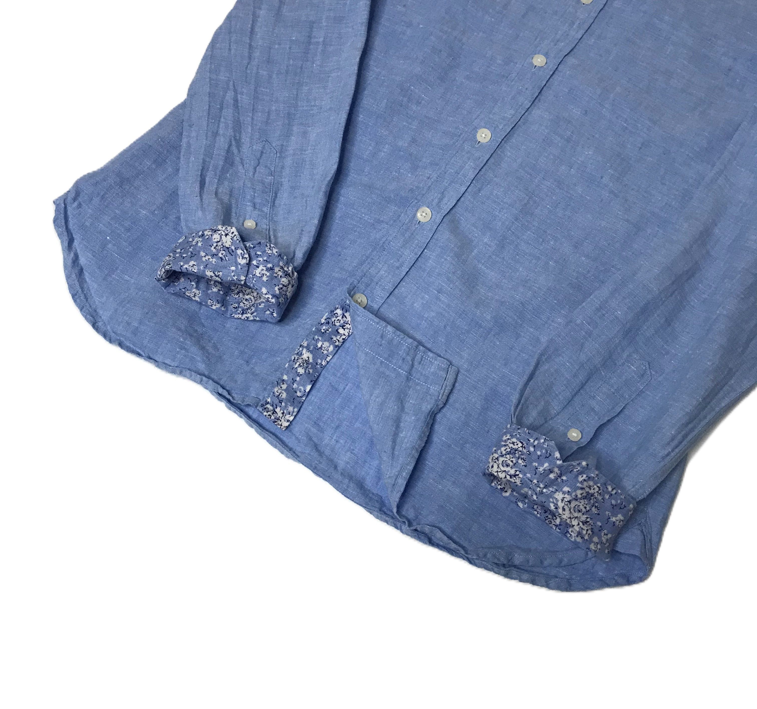Other Nigell Hall Mens Linen Button Up Shirt Size S Size US S / EU 44-46 / 1 - 5 Thumbnail