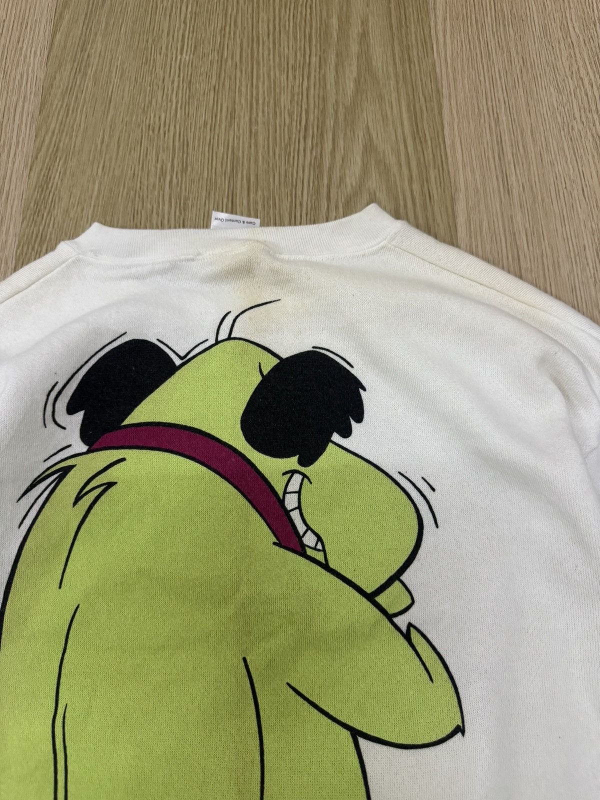Cartoon Network × Vintage Vintage 90’s Wecky Race mirror print sweatshirt Size US L / EU 52-54 / 3 - 6 Thumbnail