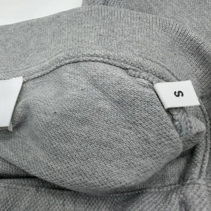 AMI AMIPARIS Gray Cotton Heart Print Polo Shirt -2507 Size US S / EU 44-46 / 1 - 9 Thumbnail