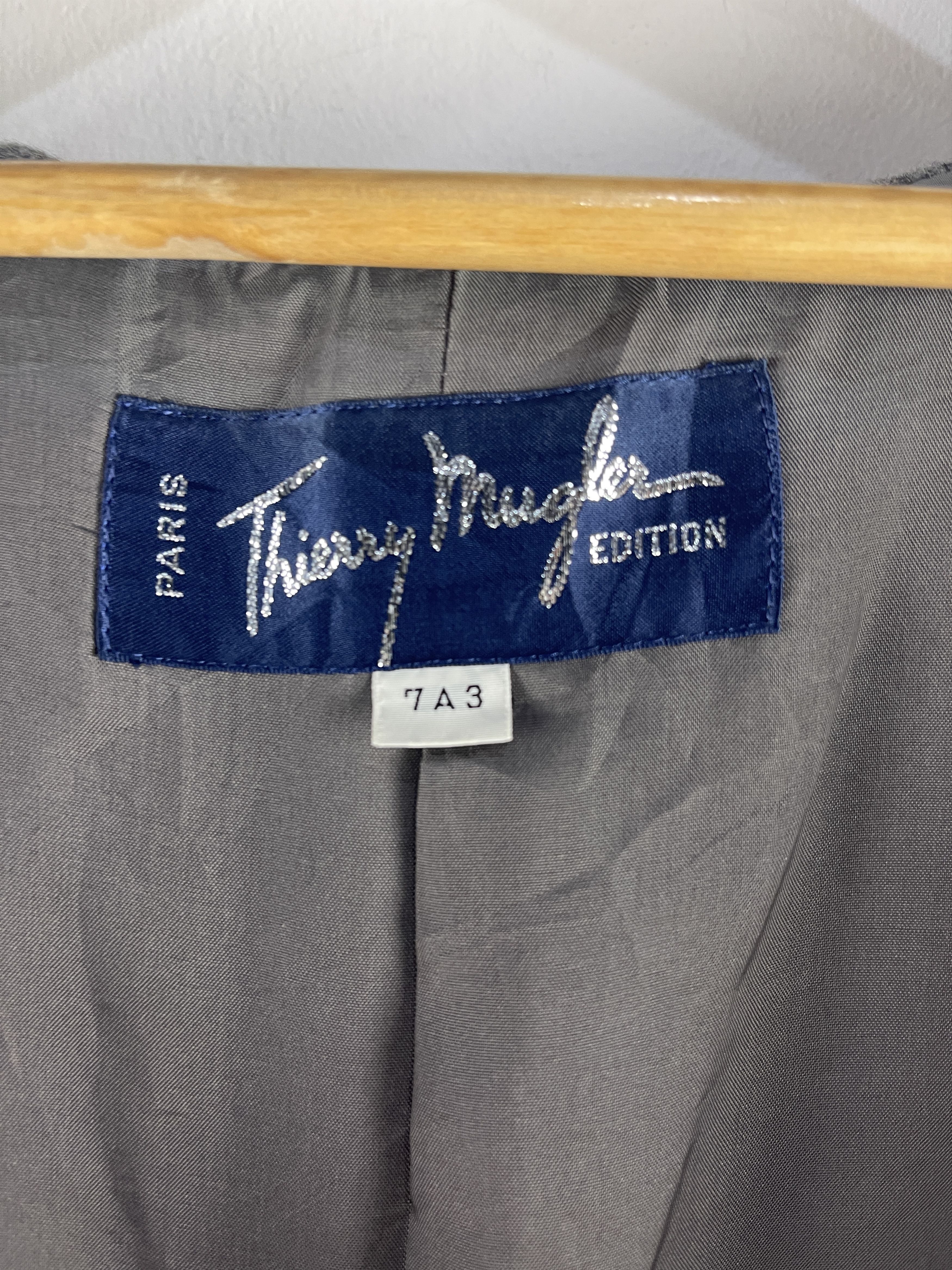 Thierry Mugler Vintage Thierry Mugler Paris Edition Tailored Blazer Jacket Size S / US 4 / IT 40 - 13 Thumbnail