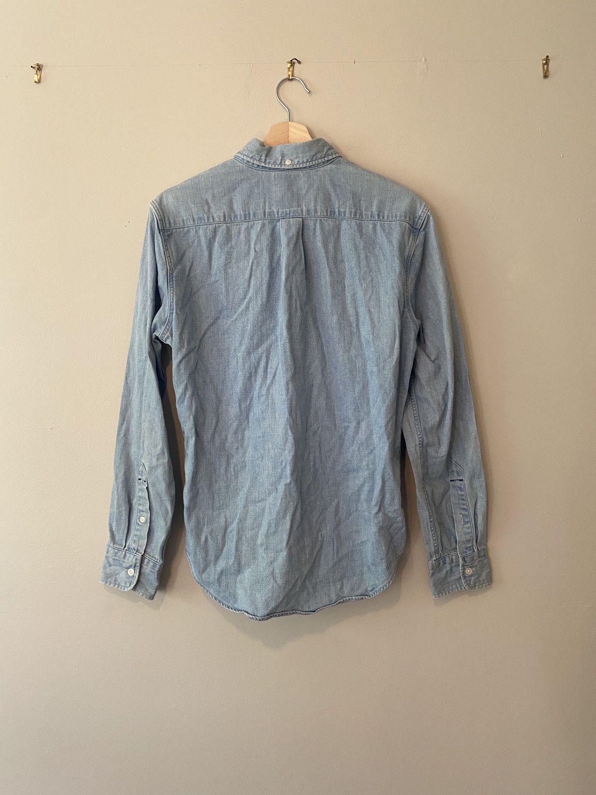 Levi's Vintage Clothing Levis Light Wash Denim Button Up Shirt Size US S / EU 44-46 / 1 - 2 Thumbnail