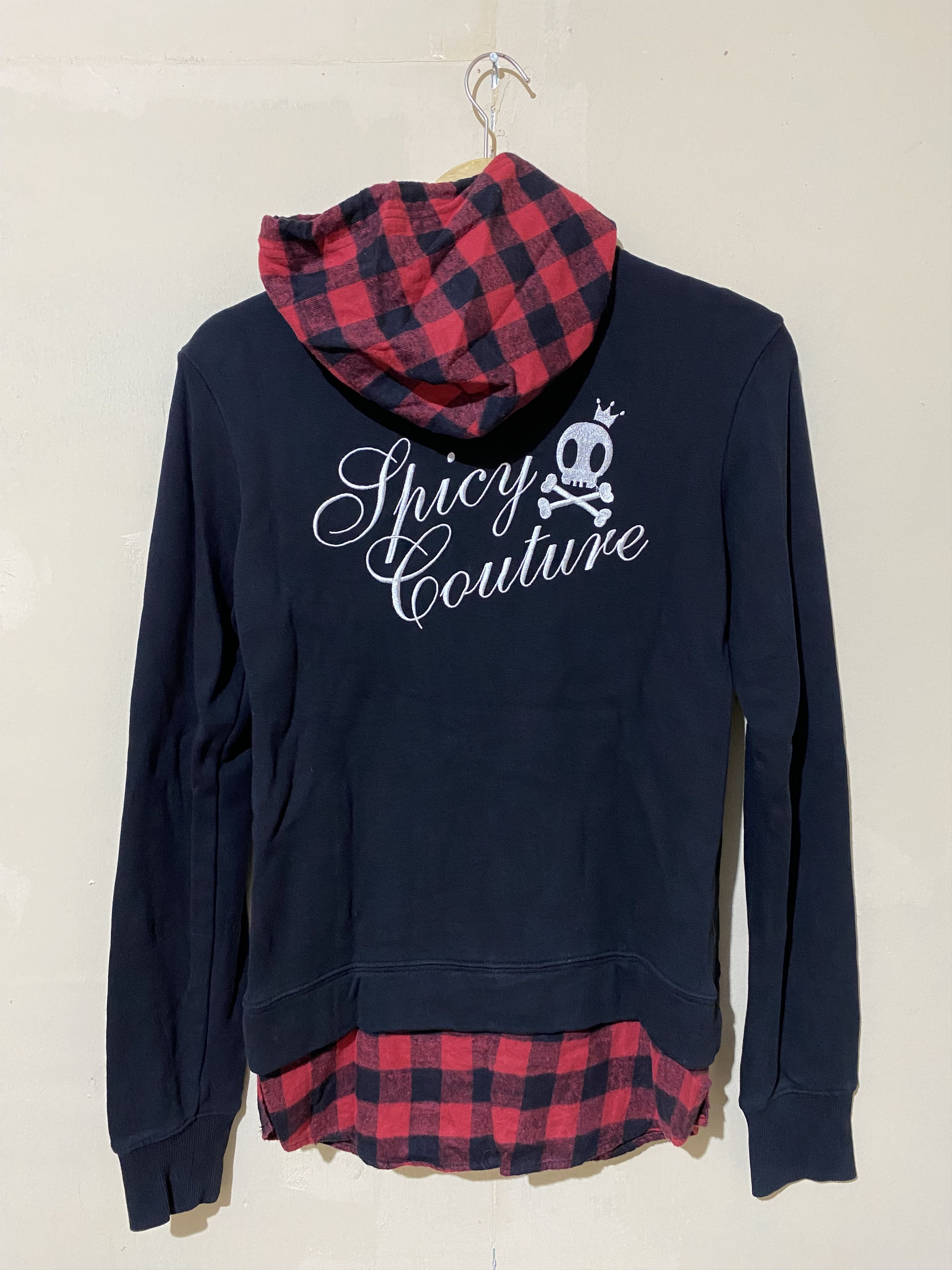 Japanese Brand Blue cross spicy label zip hoodie Size US L / EU 52-54 / 3 - 4 Thumbnail