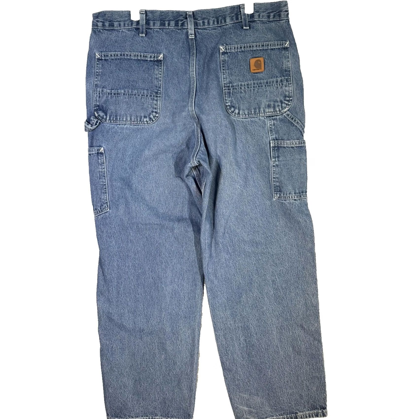 Carhartt Carhartt Jeans Mens 38x30 Blue Denim B13-DST Loose Original Fit Workwear Utility Jeans Mens Blue Denim Relaxed 90s Bohemian Size US 38 / EU 54 - 2 Thumbnail