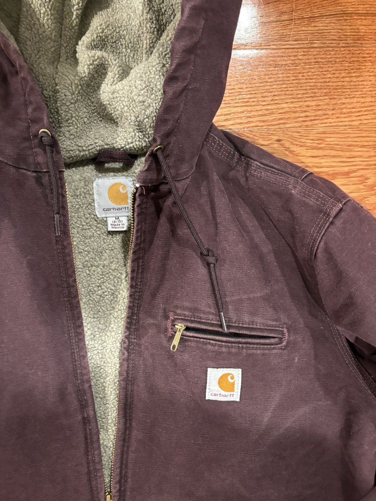 Carhartt Carhatt Mens medium Maroon Jacket Size US M / EU 48-50 / 2 - 2 Thumbnail