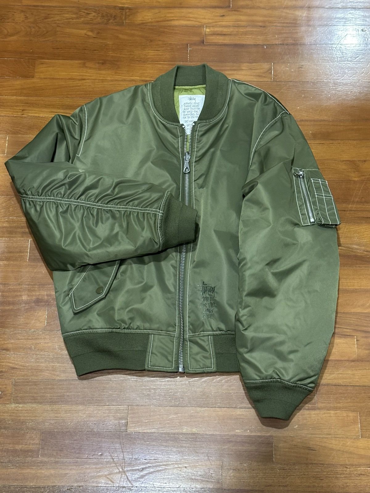 Stussy Stussy Dyed Nylon Bomber Jacket | Grailed