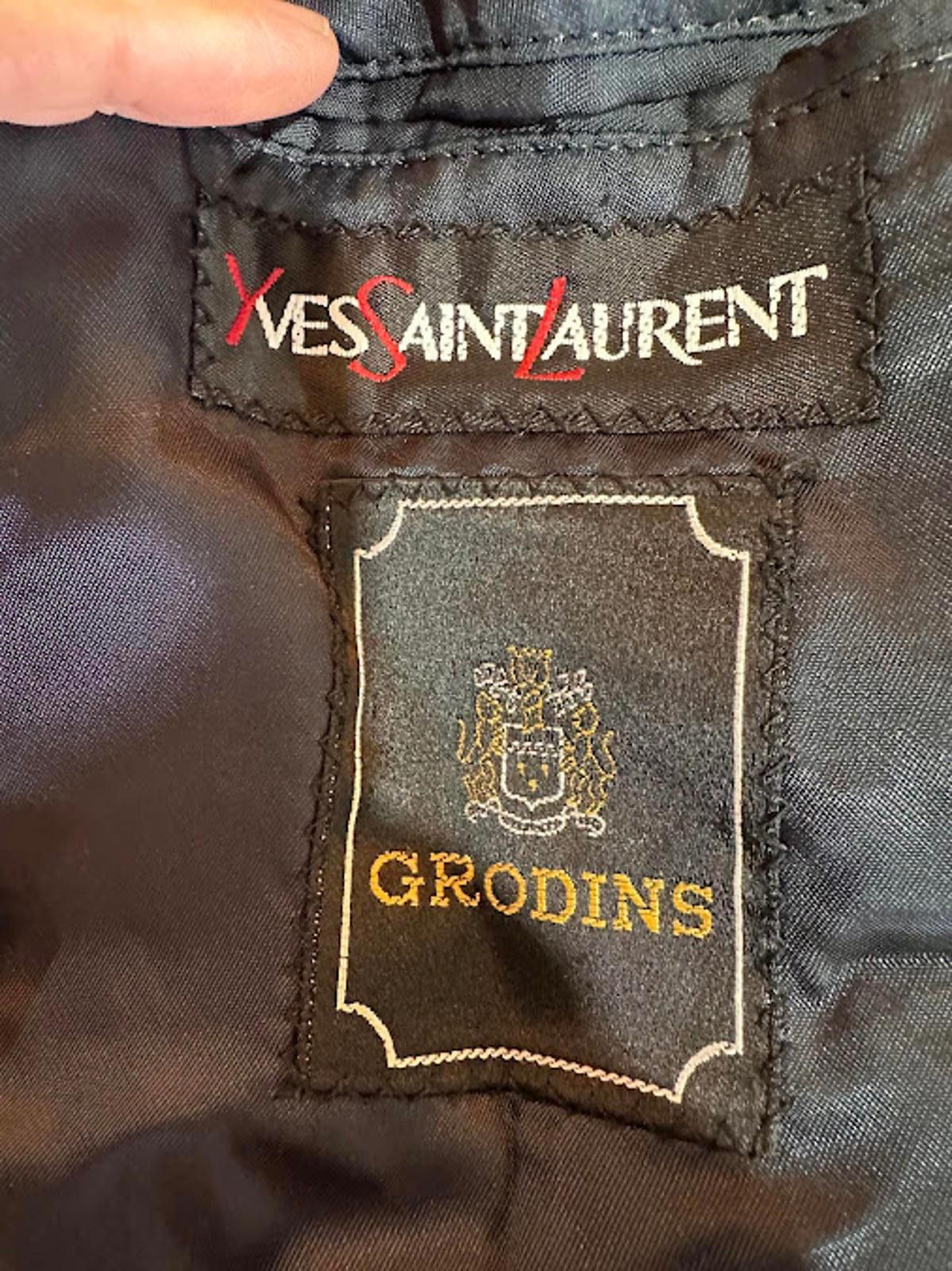 Other Vintage YSL Pour Homme France Wool Blazer Size 36R - 3 Thumbnail