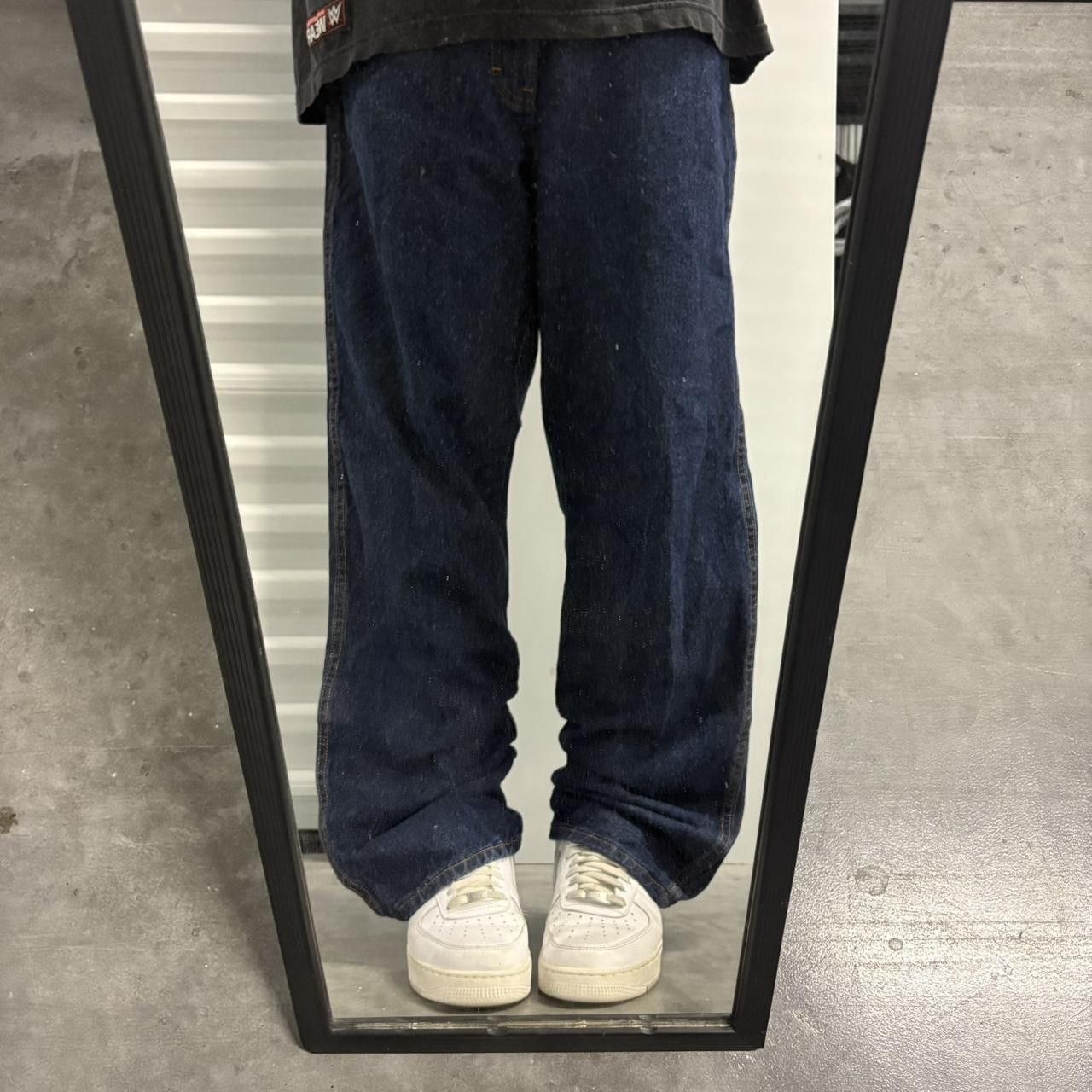 Dickies Crazy Vintage Y2K/2000s Baggy Dickies Dark Blue Wash Workwear Style Streetwear Denim Jeans! Size US 38 / EU 54 - 1 Thumbnail