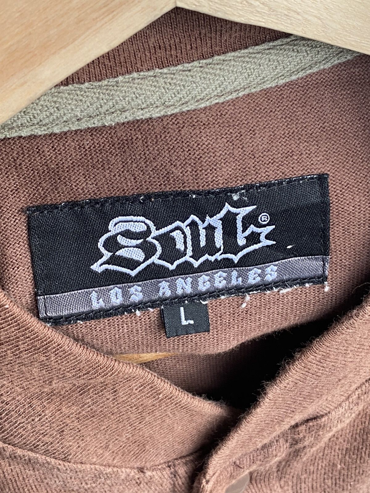 Japanese Brand × Rap Tees × Vintage Vintage Soul Los Angeles Brown Varsity / Travis Flacko Scott Size US L / EU 52-54 / 3 - 8 Thumbnail