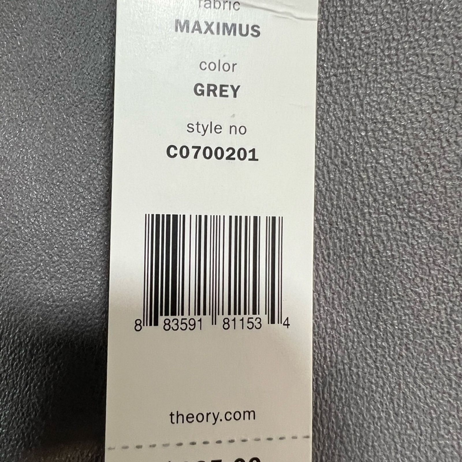 Theory Theory Ima Maximus Lamb Leather Leggings Gray Size 6 NWT Size 28" / US 6 / IT 42 - 8 Thumbnail