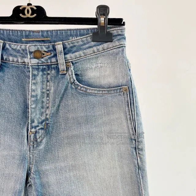 Saint Laurent Paris Saint Laurent Light Blue Jeans . Size US 32 / EU 48 - 3 Thumbnail