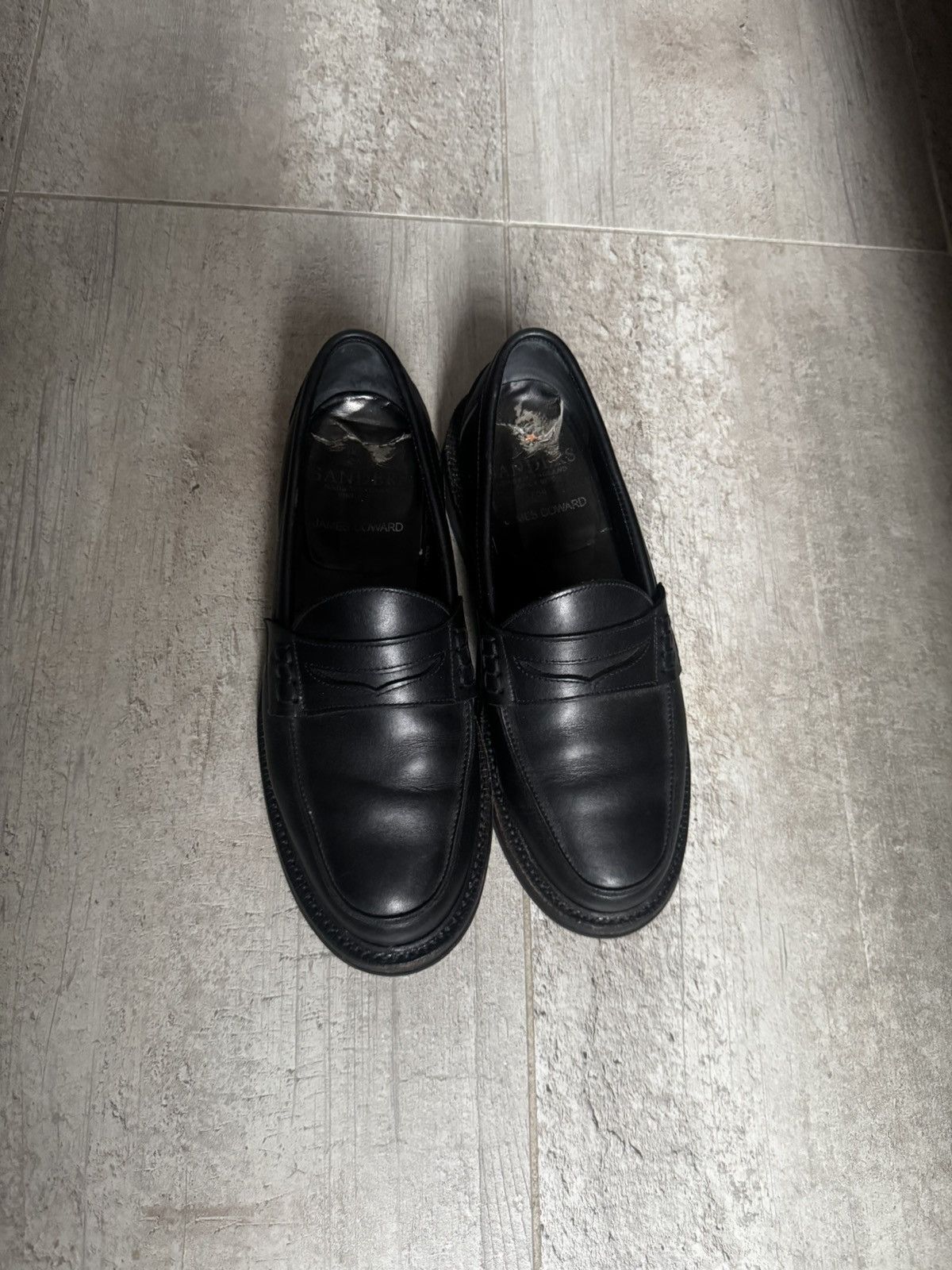 James Coward × Sanders James Coward x Sanders PEACEFUL LOAFER - BLACK LEATHER Size US 8.5 / EU 41-42 - 7 Thumbnail