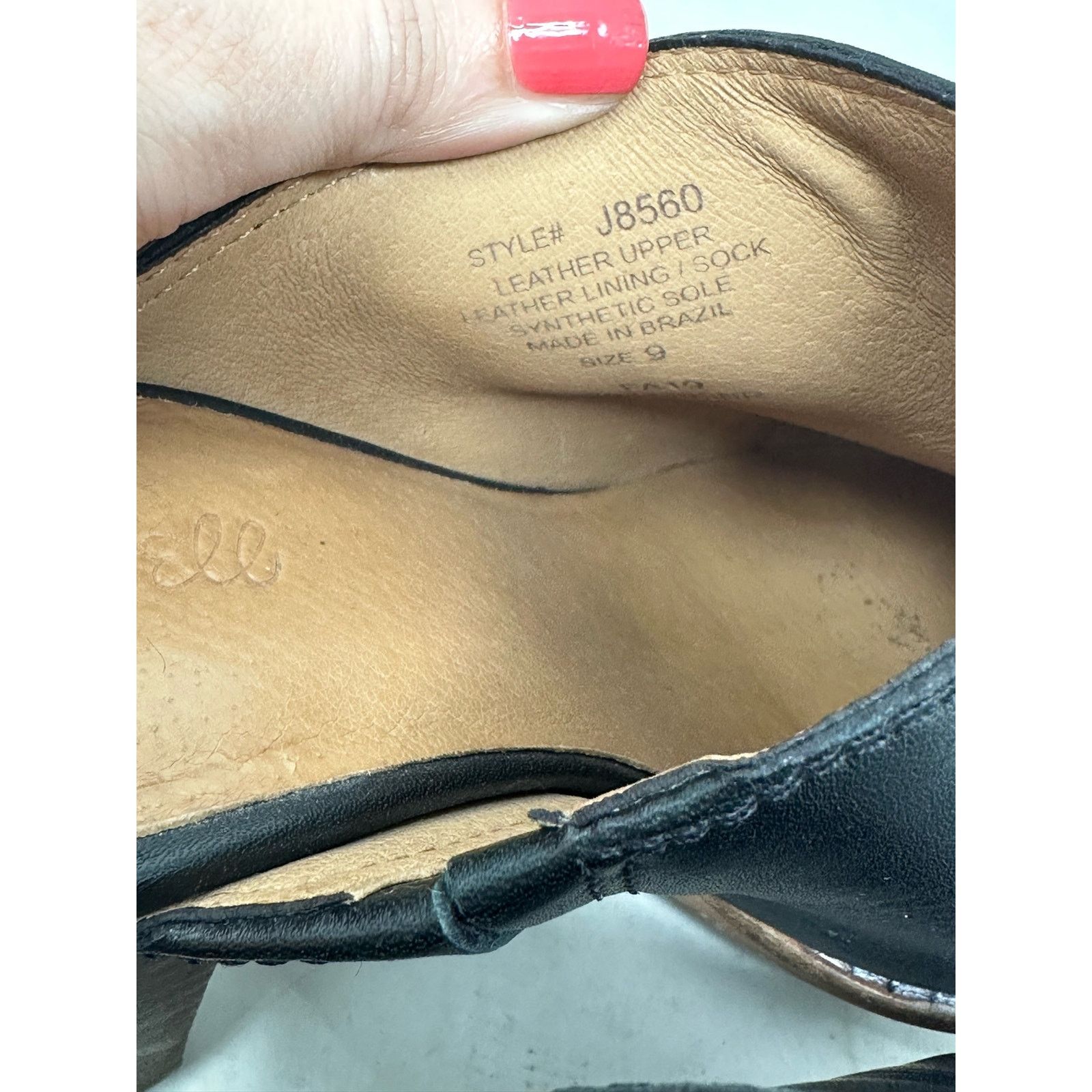 Madewell Madewell black leather block heels mule shoes size 9 Size US 9 / IT 39 - 5 Thumbnail