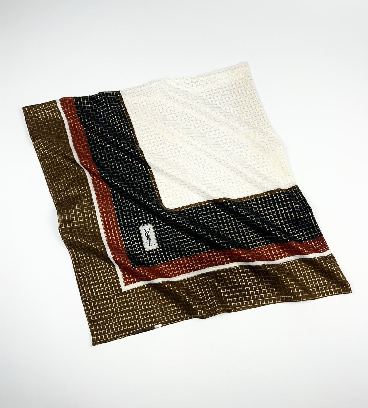 Christian Dior Monsieur × Hermes × Yves Saint Laurent Vintage Yves Saint Laurent handkerchief neckerchief Size ONE SIZE - 2 Thumbnail