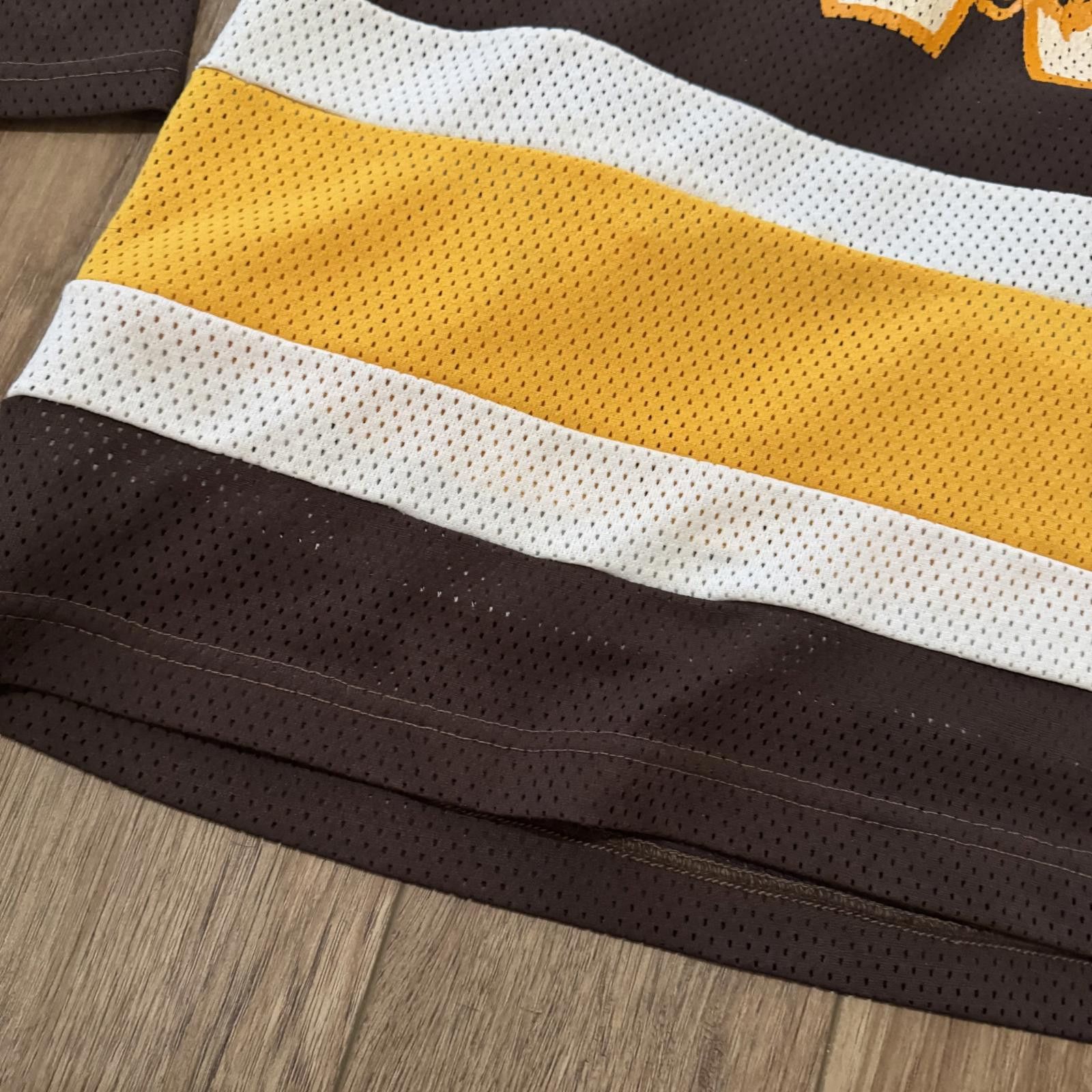 Other Vintage 70s 80s Hockey Jersey Sweater Canada Brown Yellow Size US XL / EU 56 / 4 - 9 Thumbnail