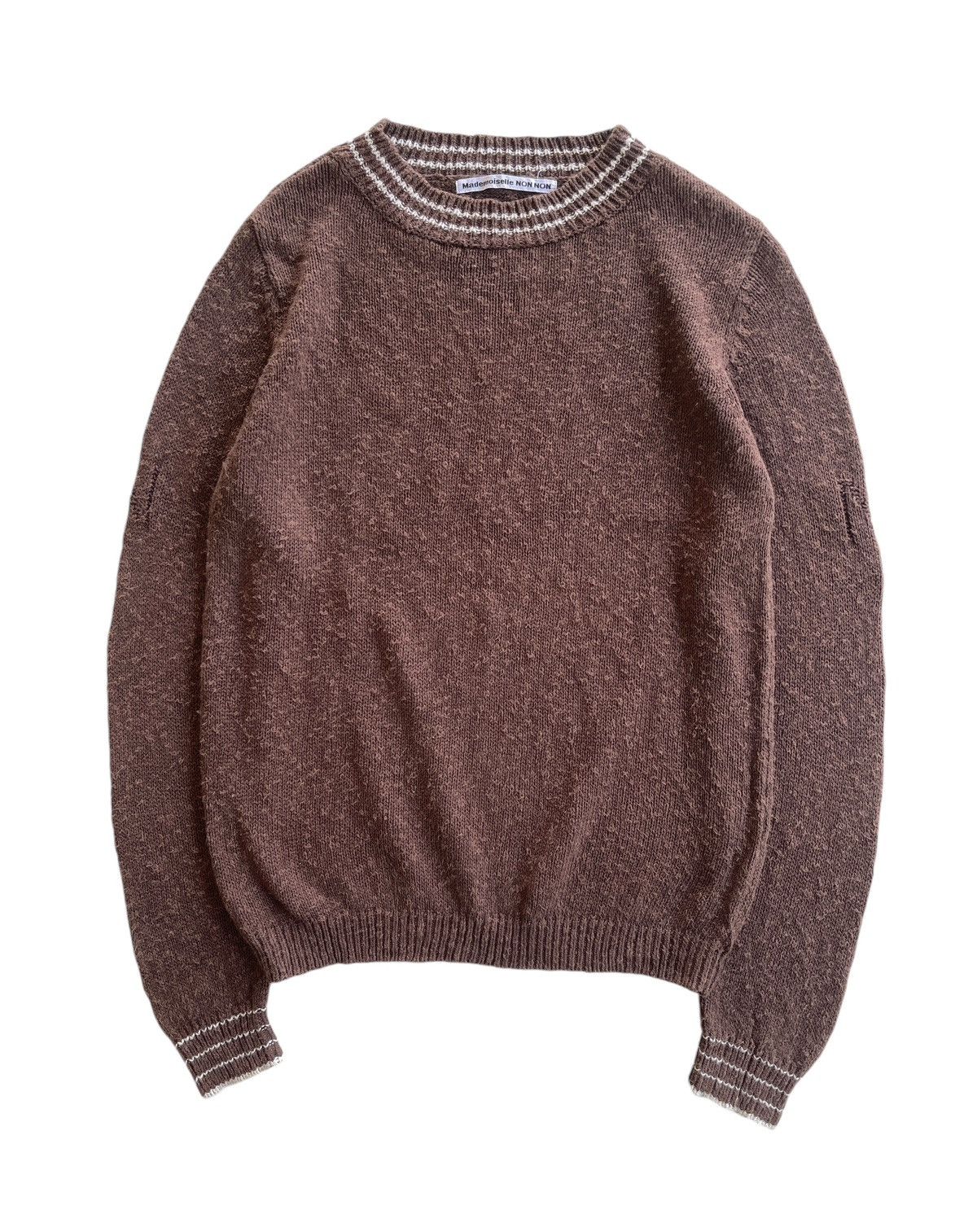 Mademoiselle Non Non Brown Knitted Sweater Size S / US 4 / IT 40 - 1 Thumbnail