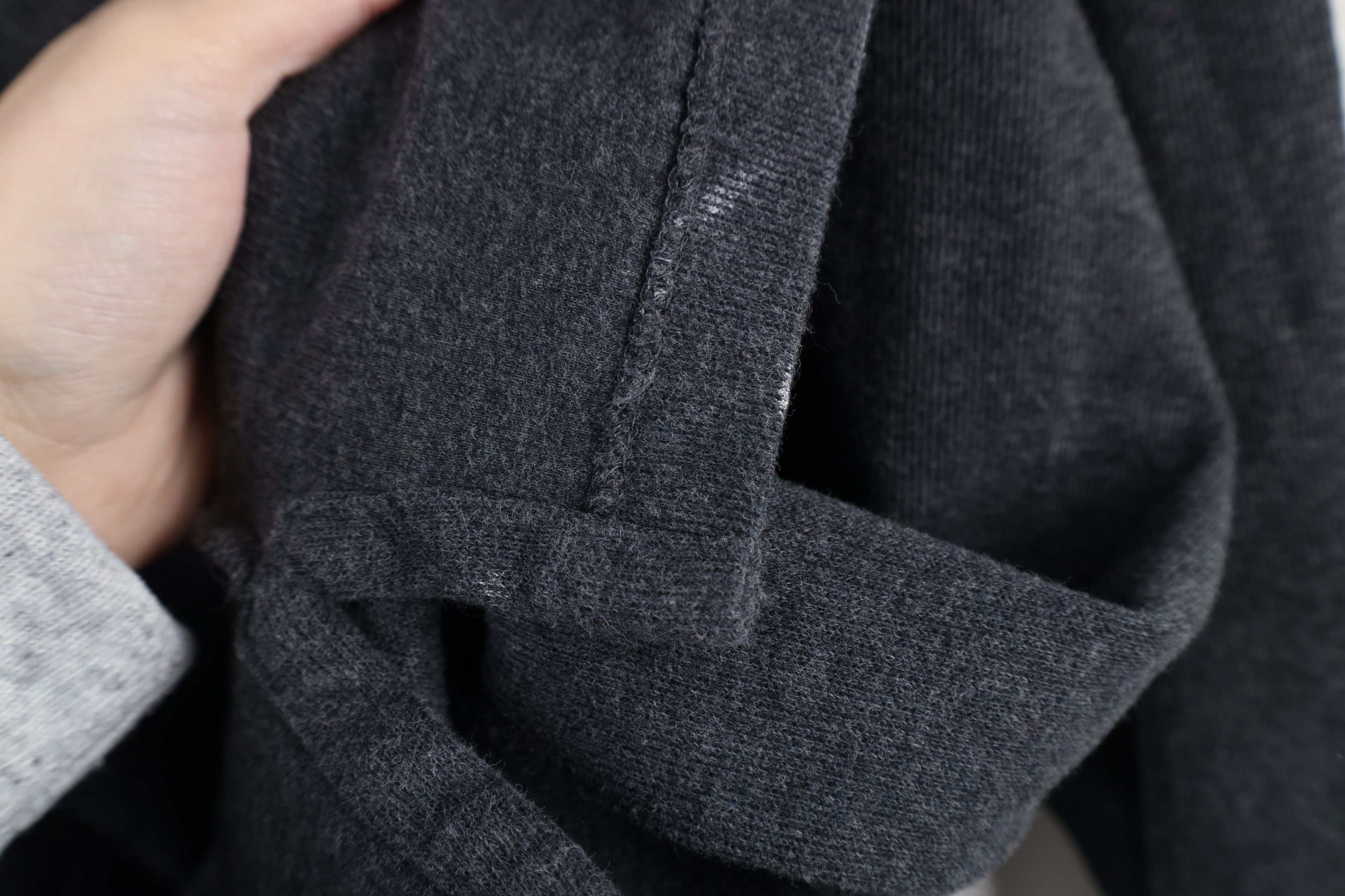 Ralph Lauren × Vintage Vintage Ralph Lauren Ribbed Knit Half Zip Sweater Gray Size US M / EU 48-50 / 2 - 8 Thumbnail