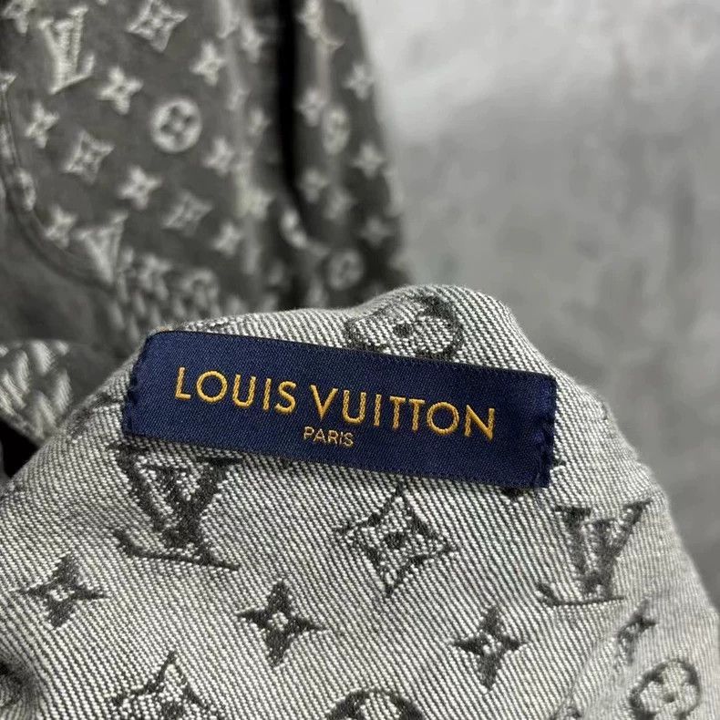 Louis Vuitton Louis Vuitton Latest Black Gray Denim Jacket-2506 Size US M / EU 48-50 / 2 - 4 Thumbnail