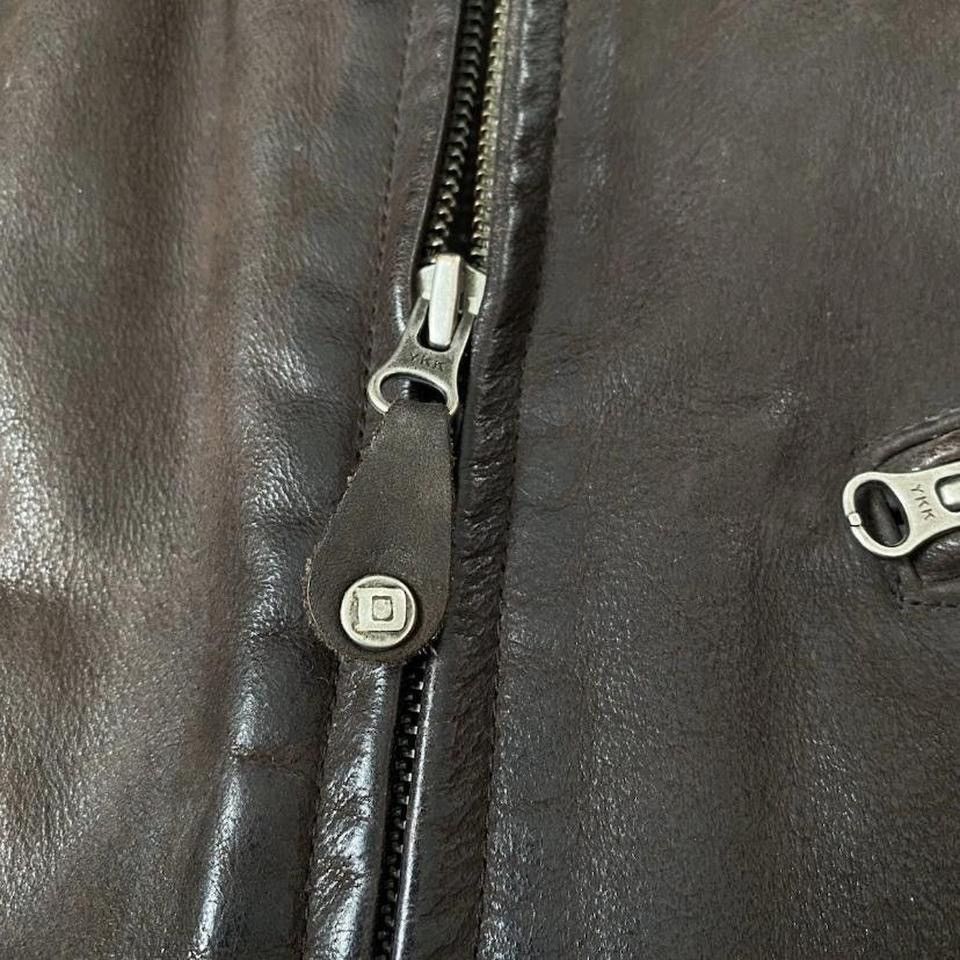 Daytona Daytona Buffalo Leather Jacket – Brown Size US XXL / EU 58 / 5 - 5 Thumbnail