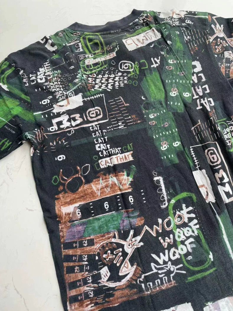 Maison Margiela Maison Margiela Mid-length graffiti T-shirt 2504-Nextarrow Size S / US 4 / IT 40 - 7 Thumbnail