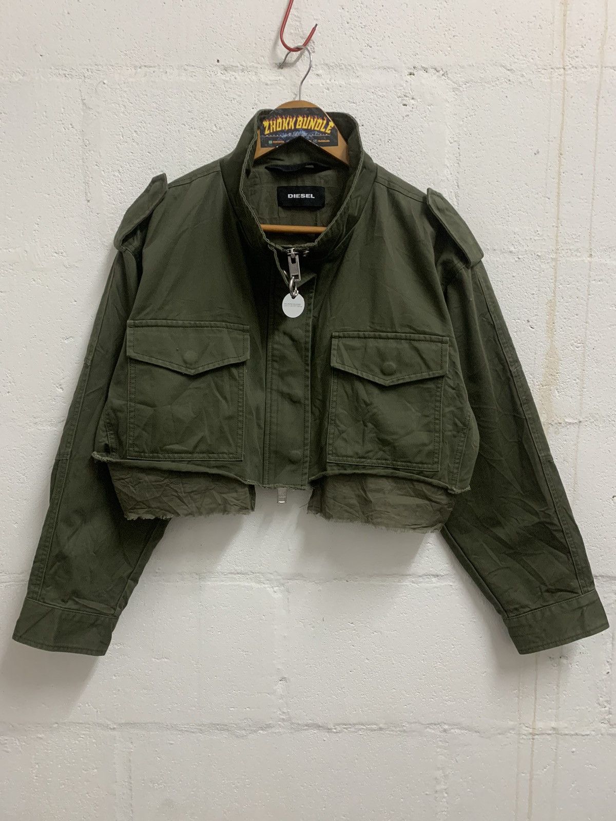 Diesel Rare Vintage Diesel “Clouds” Embroidered Military Jacket