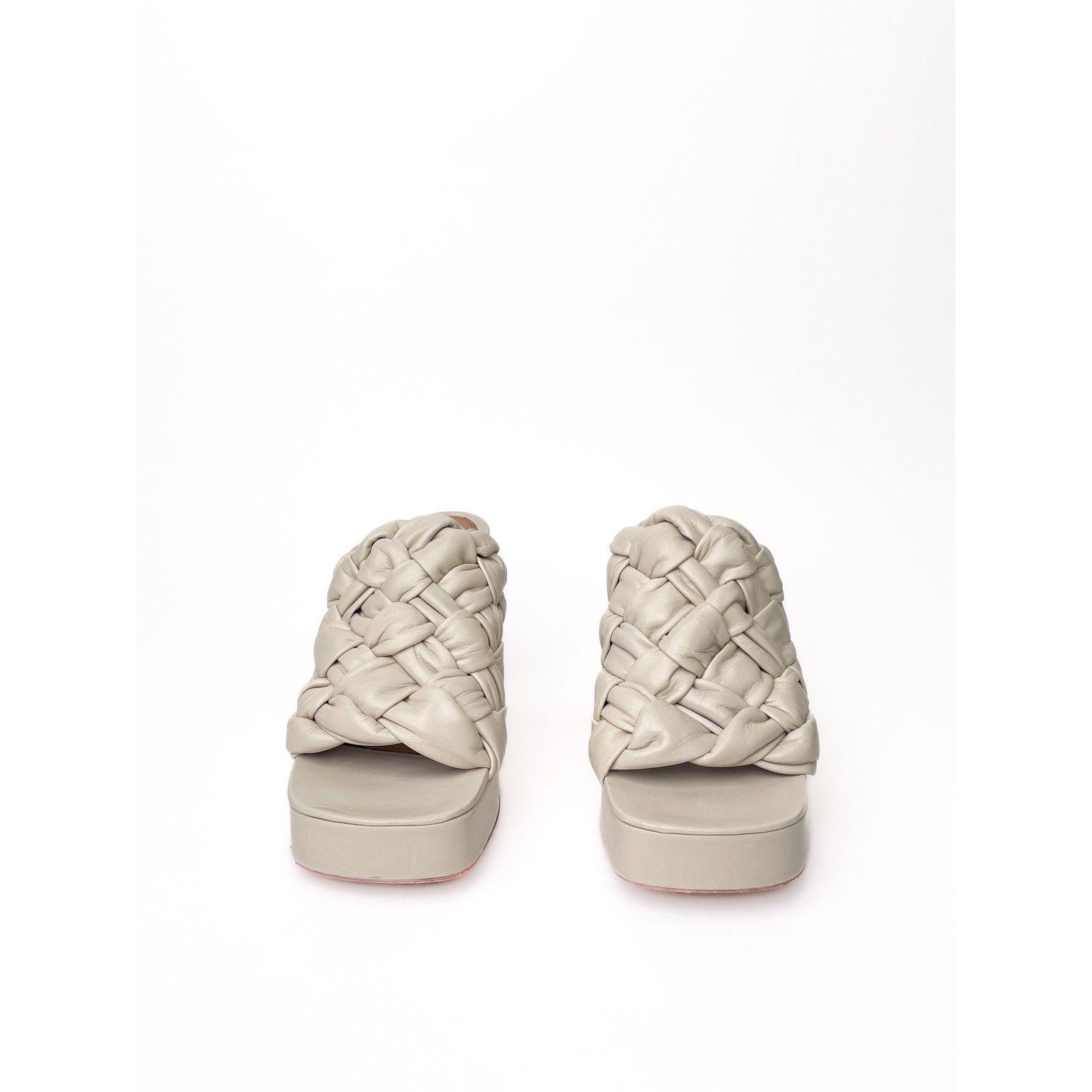 Bottega Veneta The Board Sandals - Leather Woven Mules Size US 8 / IT 38 - 2 Thumbnail